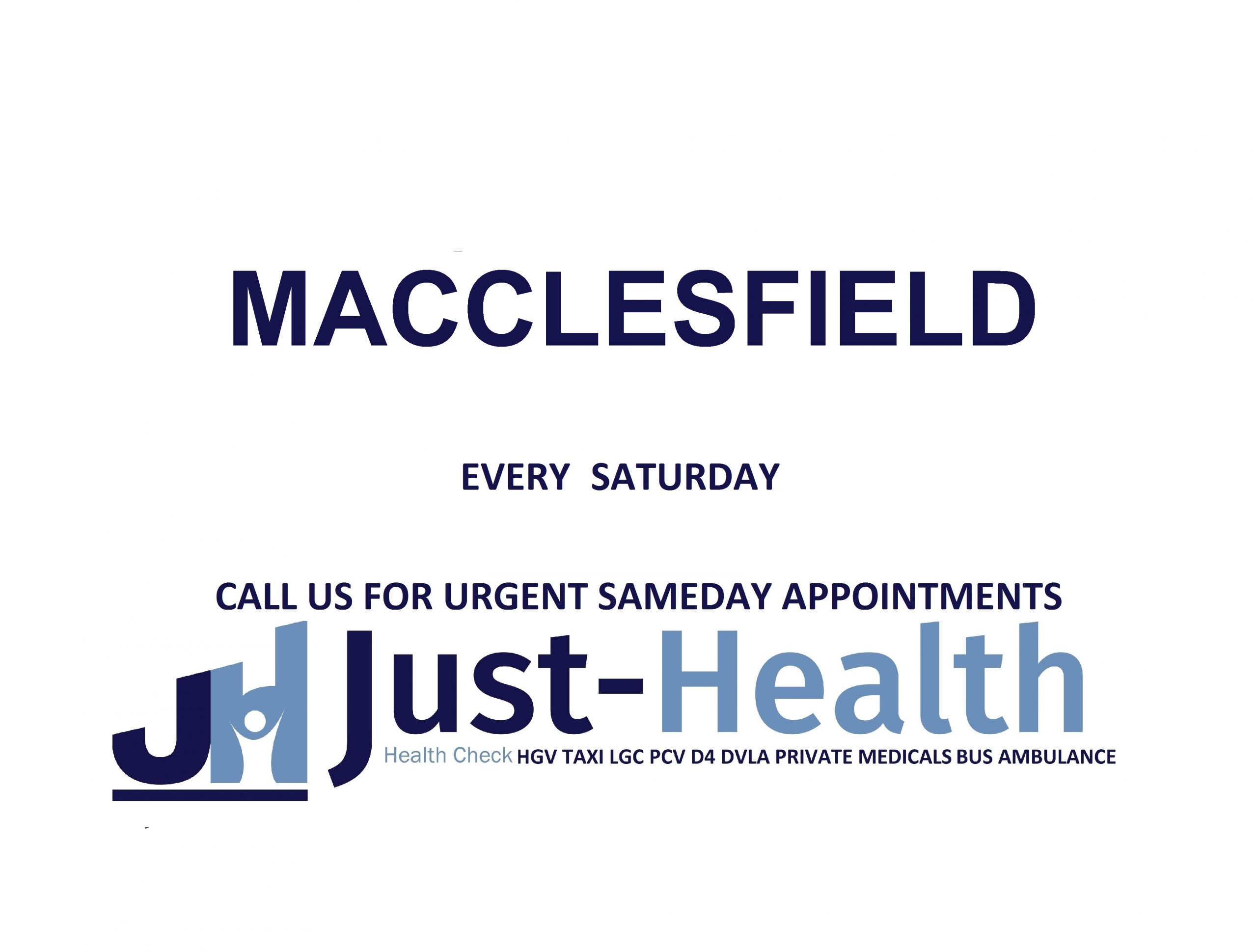 Just Health HGV Medical Wakefield D4 Driver Medicals & Private Gp services