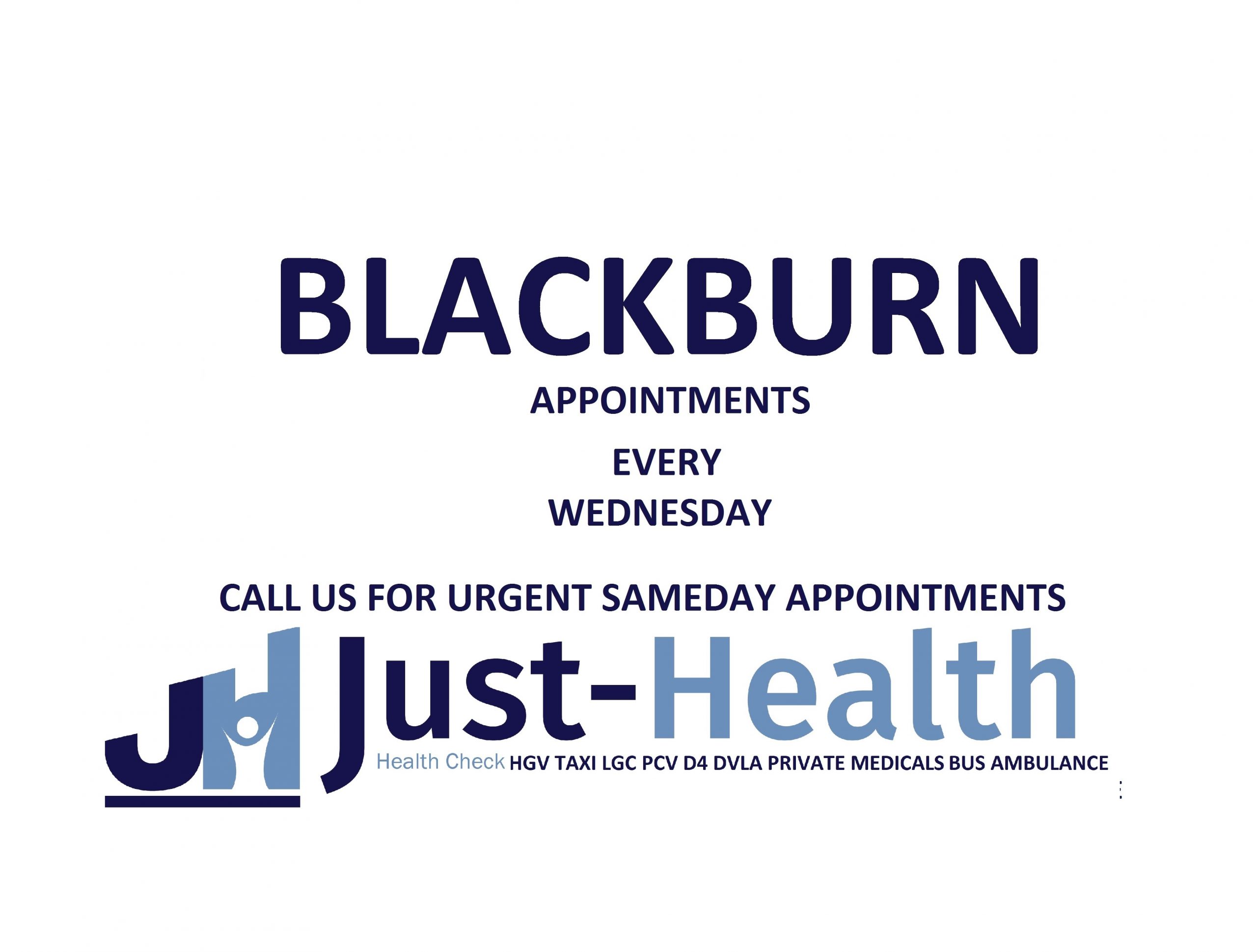 Just Health Our Locations Driver Medicals & Private Gp services