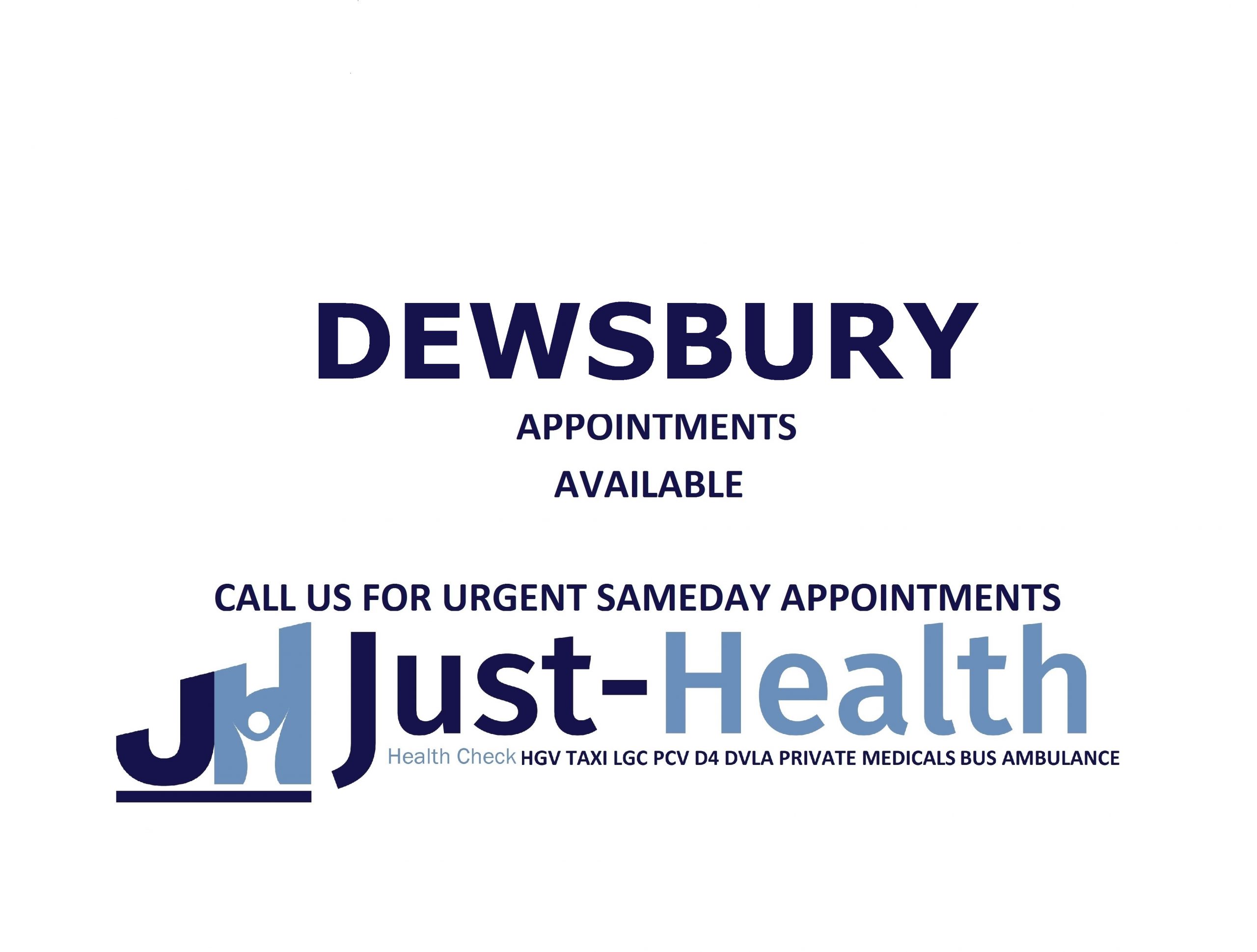 Dewsbury D4 Driver hgv Medicals