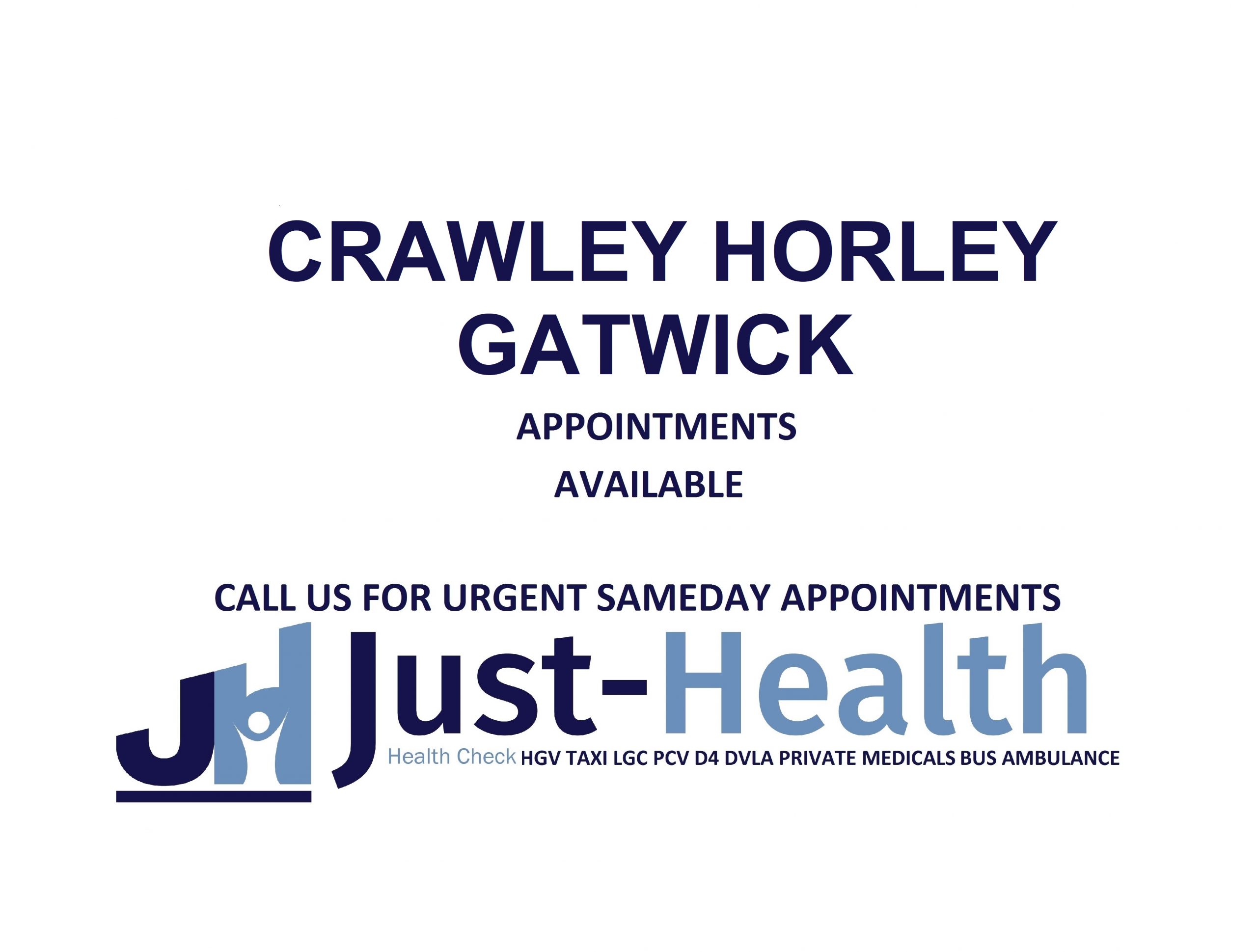 HGV Medical Horley Gatwick Crawley